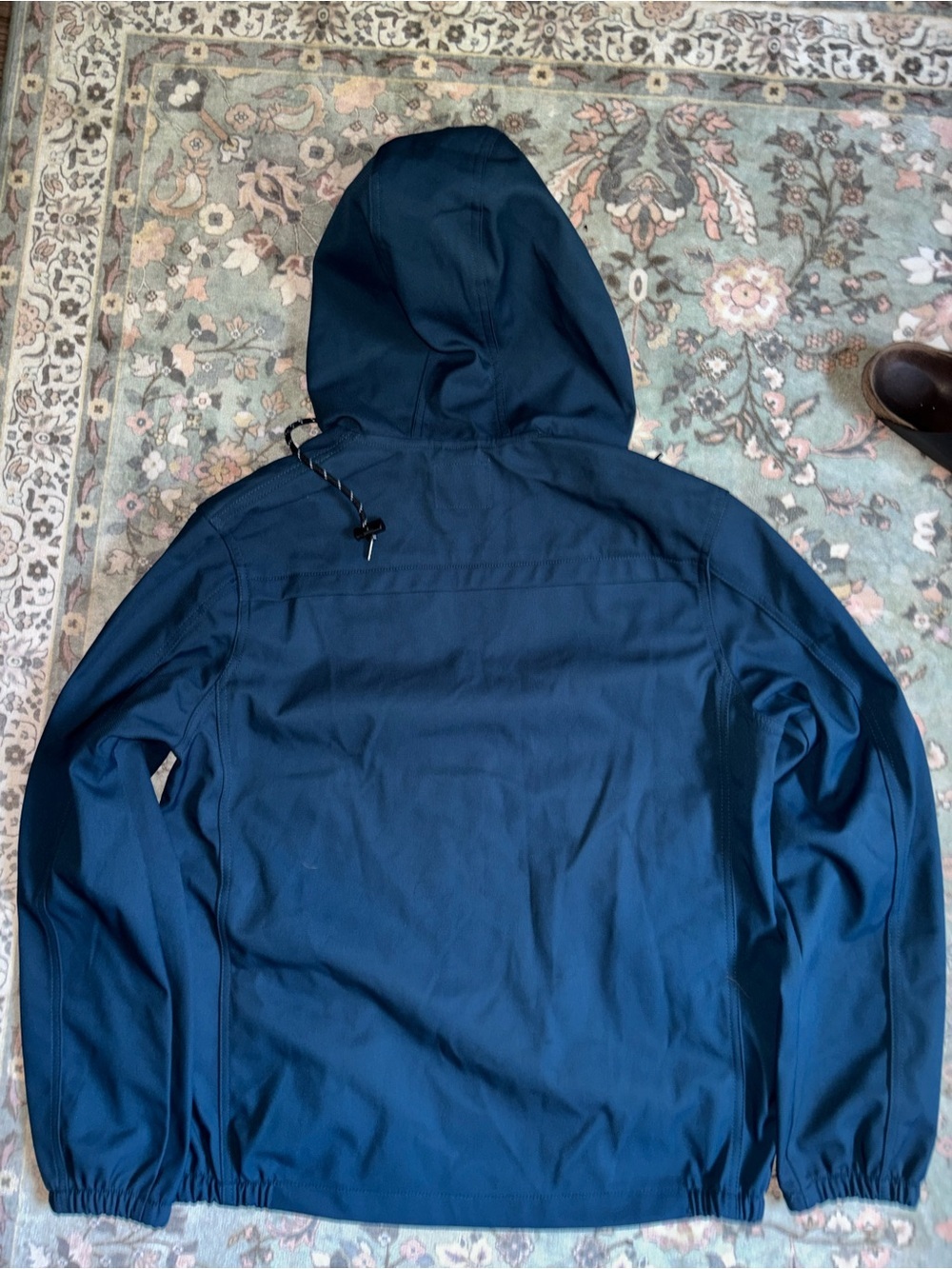 NWT Nomad Men’s Hooded Outdoor Hiking Active Blue Zip Up Jacket Small - Picture 3 of 6